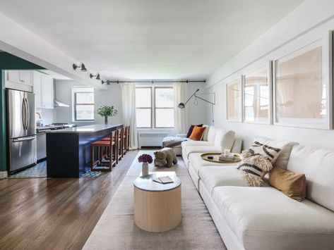 Maximizing and Personalizing a 900-Square-Foot Apartment 900 Sq Ft Apartment, 950 Sq Ft House, Tali Roth, Small Studio Apartment Ideas, Apartment Hunting, Family Room Furniture, Small Apartment Interior, Living Room Furniture Layout, Small Studio Apartment