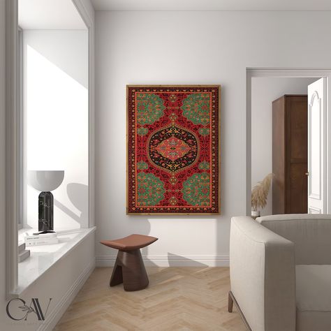 Arabic Geometric Pattern, Poster Arabic, Relief Painting, Large Wall Art Canvas, Arabic Decor, Ramadan Decor, Geometric Pattern Art, Eid Gift, Large Canvas Wall Art