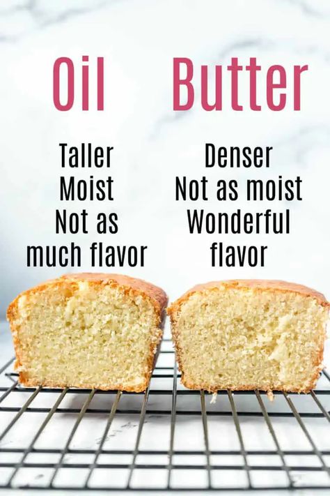 Butter Cake, Quick Bread, Vegetable Oil, Cake Designs, Baked Goods, Baking Recipes, Helpful Hints, Boston, Butter