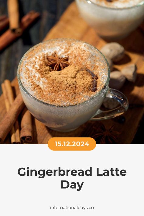 Warm up on a cold winter day with a gingerbread latte - a delicious blend of coffee, milk, gingerbread syrup and whipped cream! Gingerbread Syrup, Gingerbread Latte, Coffee Milk, Winter Day, Cold Winter, Taste Buds, Whipped Cream, Syrup, Gingerbread