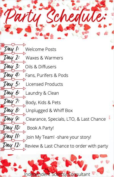 Scentsy Party Booking, Scentsy Facebook Party Schedule, Scentsy Consultant Ideas Party, Scentsy Booking Parties, Scentsy Party Schedule, Welcome To The Party Scentsy, Scentsy Birthday Party, Scentsy Party Name Ideas, Scentsy Ideas Printables