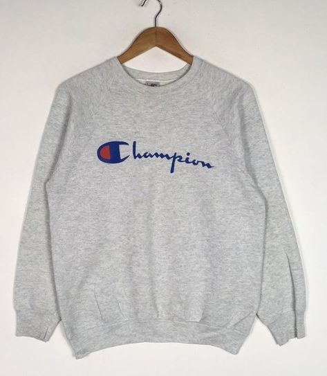 Champion Crewneck, Champion Sweatshirt, Sweatshirt Vintage, Vintage Champion, Vintage Sweatshirt, Used Clothing, Pullover Sweatshirts, Phone Number, Mens Sweatshirts