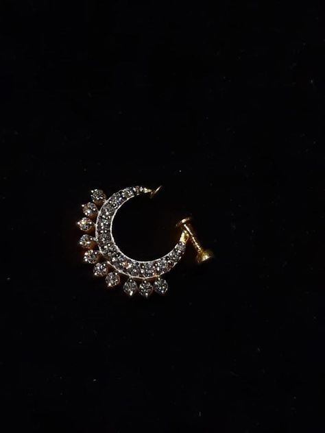 Contact for more info, +919951998844 Ganesh Jewels Good Nose Ring, Mukku Pudaka Designs Gold, Diamond Nath Designs, Nose Pin Diamond, Diamond Nath, Wedding Nath, Nose Pin Indian, Bridal Nath, Temple Jewellery Earrings