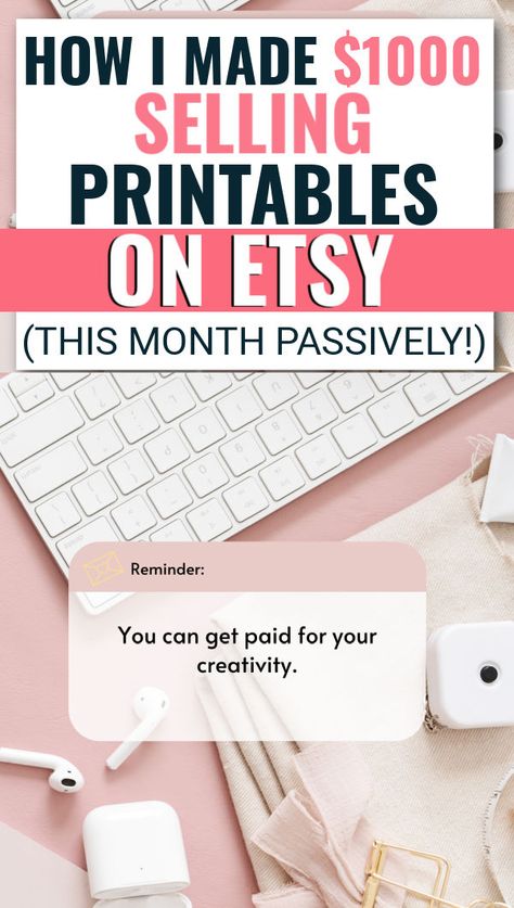 Selling Printables On Etsy, Printables Business, Selling Printables, Printables On Etsy, Starting An Etsy Business, Etsy Tutorial, Etsy Marketing, What To Sell, Make Passive Income