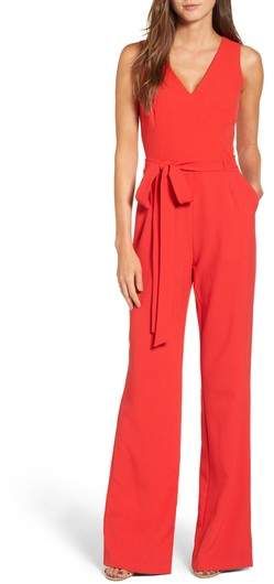 Vince Camuto Jumpsuit #affiliate #ad #casual #event #outfit Formal Black Jumpsuit, Coral Jumpsuit, White Jumpsuits, Fall Outfits Women 30s, Throwback Outfits, White Lace Jumpsuit, Black Fall Outfits, Jumpsuit Denim, Work Outfits Women Summer