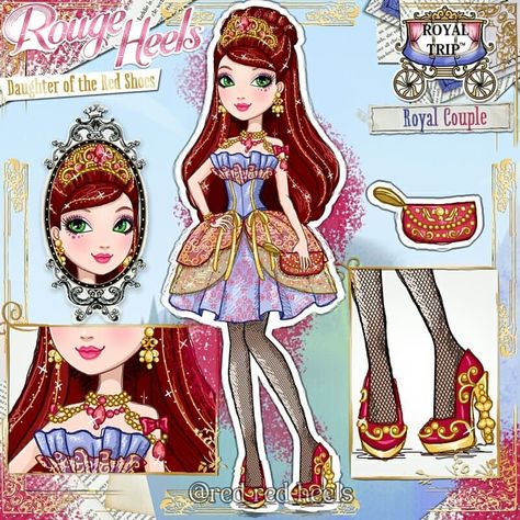 Royal Trip™ Royal Couple 2Pack Rouge Heels™ + Demyan Smile™ Demyan invites Rouge to meet his parents, but things get a little out of hand… | Instagram Ever After High Videos, Princesas Disney Anime, Ever After Dolls, Fairy Coloring Pages, Bottle Cap Crafts, Apple White, Fairy Coloring, Mermaid Princess, Dessin Adorable