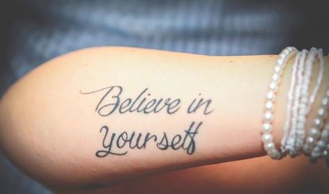 tatuajes de frases - Resultados de - Yahoo España en la búsqueda de imágenes Believe In Yourself, Believe In You, Tattoo Quotes, Tattoos