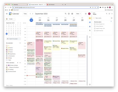 🗓️ My Google Calendar Calendar Categories, Widgets Calendar, Google Calendar Aesthetic, Planner Setup Ideas, Notion Calendar, Calendar Aesthetic, Journal Images, Notion Ideas, College Motivation