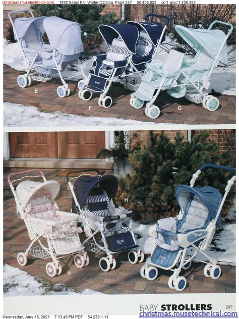 1992 Sears Fall Winter Catalog, Page 247 - Christmas Catalogs & Holiday Wishbooks 1990 Childhood, Mothercare Prams, Vintage Baby Gear, Vintage Baby Toys, Vintage Stroller, Graco Baby, Vintage Pram, Boy Girl Room, Dolls Prams