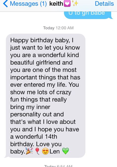 Text from bae on Text Messages Boyfriend Birthday, Birthday Texts Girlfriend, Caption Birthday Girlfriend, Girlfriend Birthday Wishes Messages, Happy Birthday Text For Girlfriend, Birthday Text To Girlfriend, Happy Birthday Wishes For Girlfriend Text Message, Happy Birthday Text To Girlfriend, Birthday Wish Girlfriend