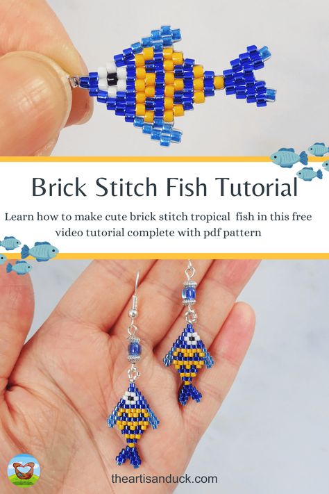 Beaded Animals Patterns, Free Blanket Knitting Patterns, Beading Patterns Free Tutorials, Free Hand Embroidery Patterns, Beaded Animals Tutorial, Brick Stitch Tutorial, Seed Bead Patterns Free, Beaded Projects, Hexagon Patchwork