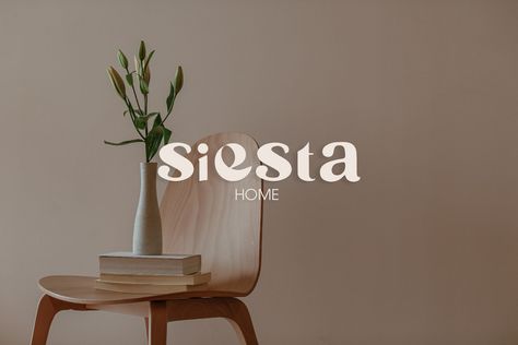 Siesta Home Decor, Brand Identity on Behance Home Decor Brand Identity, Home Decor Brand, Adobe Indesign, Media Design, Graphic Design Branding, Brand Identity Design, Branding Design Logo, Social Media Design, Identity Design