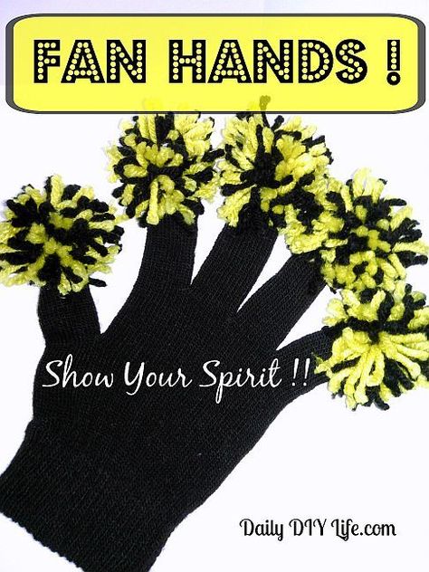 If you have kids, or are a serious crafter, learning how to make pom poms out of yarn is a must. There’s a super quick and easy way to make multiple poms! gloves with pom poms - how to make pom poms out of yarn Fundraisers Ideas, Make Pom Poms, Gloves Diy, Cheer Pom Poms, Boyfriend Crafts, How To Make A Pom Pom, Diy Pom Pom, Yarn Pom Pom, Pom Pom Crafts