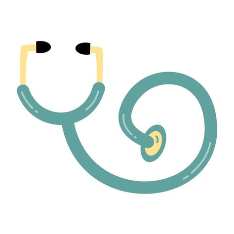 Stethoscope Cartoon, Stethoscope Illustration, Flat Vector Illustration, Flat Vector, Designs Ideas, The Hand, Font Bundles, Vector Photo, Motion Design