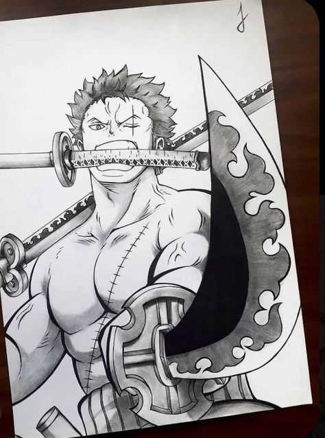 Zoro Sketch Art, Zoro Sketch, Naruto Drawings Easy, One Piece Zoro, Drawing Books, Naruto Sketch Drawing, Anime Lineart, Temecula California, One Piece Cartoon