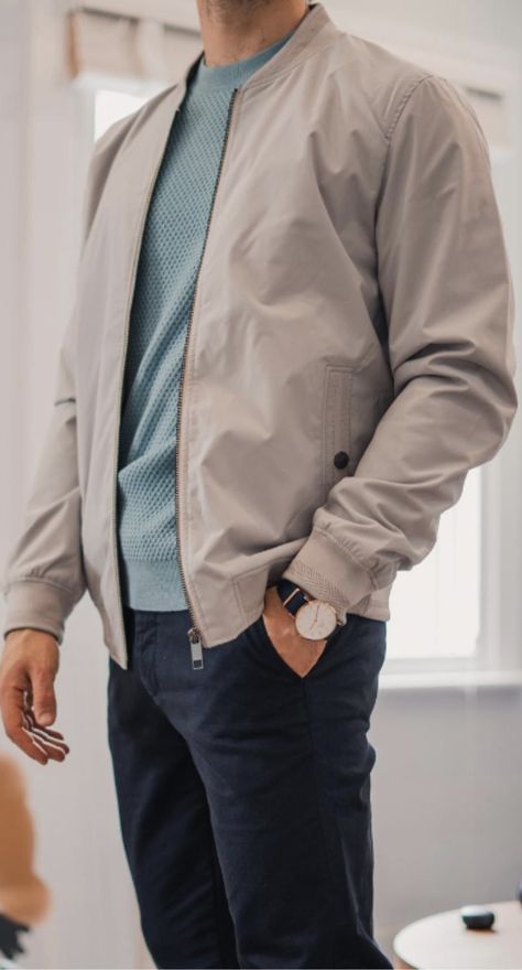 Mens Casual Jackets Spring, Light Grey Jacket Outfit Men, Men’s Light Jacket, Men’s Spring Jacket, Smart Casual Jacket Men, Men Spring Jacket, Mens Summer Jacket, Men Summer Jacket, Light Spring Men