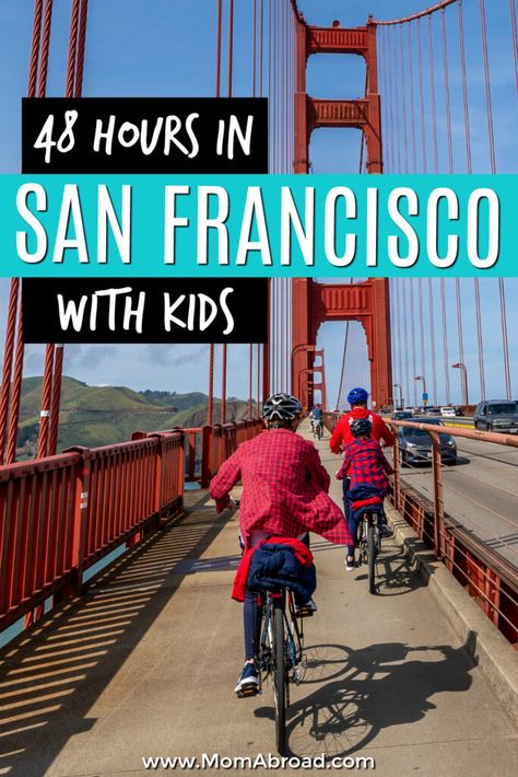 San Francisco With Kids, To Do In San Francisco, Destination Ideas, Things To Do With Kids, The Golden Gate Bridge, San Francisco Travel, Santa Monica Pier, California Travel Road Trips, Family Travel Destinations