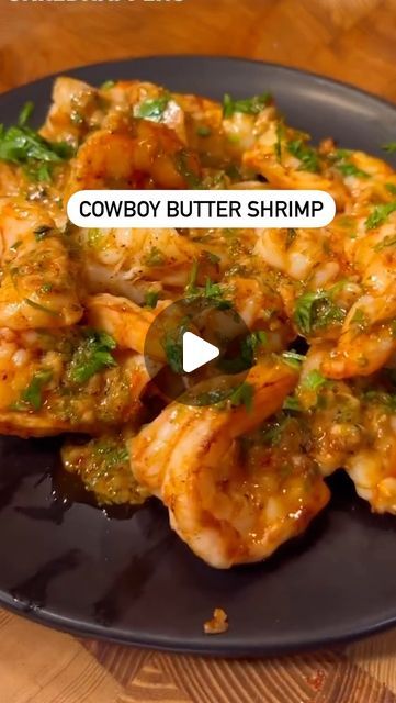 Gluten Free | Low Sugar Diet 🌎 on Instagram: "Cowboy Butter Shrimp Credit 🎥: @shredhappens via @side.hustletechketo   Instructions: 1. First, the shrimp. Grab 1lb wild, peeled, and deveined shrimp. Carefully butterfly down the middle. Add to a bowl. Season with 1 tosp olive or avocado oil, a couple pinches salt, fresh cracked pepper, 1 tsp paprika and 1/2 tsp garlic powder. Mix well. 2.Get a pan on medium-high heat. Drizzle 1 tosp avocado or olive oil, then cook the shrimp for about 90 seconds on the first side and about 60-90 seconds on the other side. You don’t want to overcook shrimp as it becomes rubbery. 3. For the sauce, grab a sauce pan and bring it to medium heat. Drizzle with 1 tsp avocado or olive oil and add in 4 to 5 finely minced garlic cloves, a small pinch salt, pepper, 1/ Filipino Shrimp Dishes, Butterflied Shrimp Recipes, Ground Shrimp Recipes, Shrimp In Sauce Recipes, Shrimp Bell Pepper Recipe, Shrimp Pistolettes Recipe, Cowboy Butter Shrimp, Peel And Eat Shrimp Recipes, Pistolettes Recipe