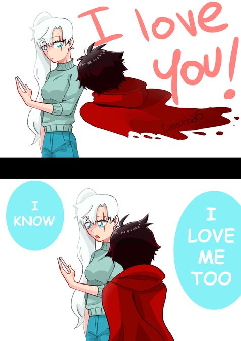 RWBY Comic 1/3: Loving the Ice Queen, White Rose Comic, Ruby Rose, Weiss Schnee, Ruby x Weiss, White Rose Ruby X Weiss, Rwby Crossover, Rwby White Rose, Akuma No Riddle, Rwby Funny, Rwby Ships, Fate Anime, Rwby Comic, Team Rwby