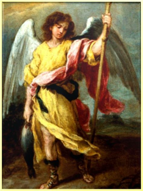 ORACIONES MILAGROSAS Y PODEROSAS: ARCANGEL SAN RAFAEL ORACION PARA ALEJAR MALES, ENEMIGOS, ENVIDIAS, ENFERMEDADES St Raphael Archangel, St Raphael, Archangel Raphael, I Believe In Angels, Paul Rubens, Spanish Art, San Michele, Angels Among Us, Angels In Heaven