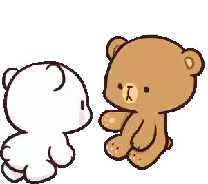 Milk And Mocha Cute Sticker - Milk And Mocha Cute Adorable - Discover & Share GIFs Milk And Mocha, Cuddle Love, Hug Gif, Bear Gif, Chibi Cat, Milk & Mocha, Cute Bear Drawings, Cute Cartoon Images, Cute Cartoon Pictures