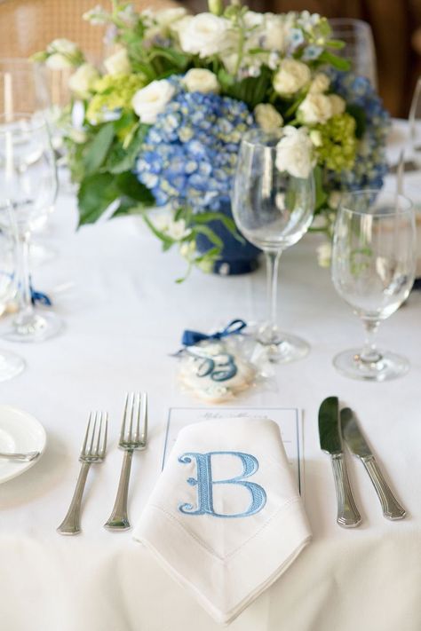 Rehearsal Dinner Centerpieces, Dinner Design, Chinoiserie Wedding, Rehearsal Dinner Decorations, Design Darling, Monogrammed Linens, Monogrammed Napkins, Embroidered Napkins, Wedding Linens