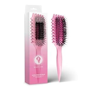 Bounce Curl Original Define Edgelift Brush (Pink) Bounce Curl Define Brush, Curl Defining Brush, Bounce Curl Brush, Curly Routine, Curl Brush, Pink Curls, Bounce Curl, Curly Hair Products, Goth Makeup