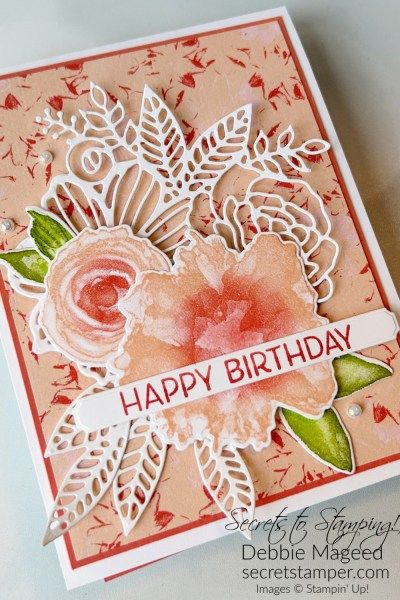 Artistically Inked, Stampin Pretty, Summer Cards, Su Cards, Stamping Up Cards, Fun Fold Cards, Floral Cards, Stamping Up, Paper Craft Projects