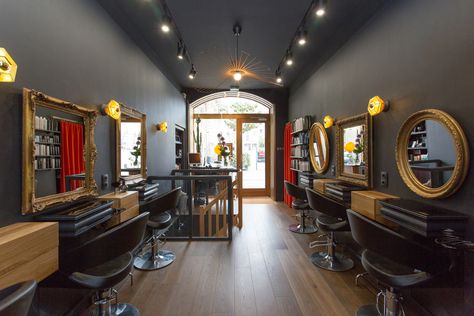 Industrial Salon Decor, Barber Shop Interior, Hairdresser Salon, Hair Salon Design, Hair Salon Interior, Barbershop Design, Barber Shop Decor, Hair Salon Decor, Beige Living Rooms