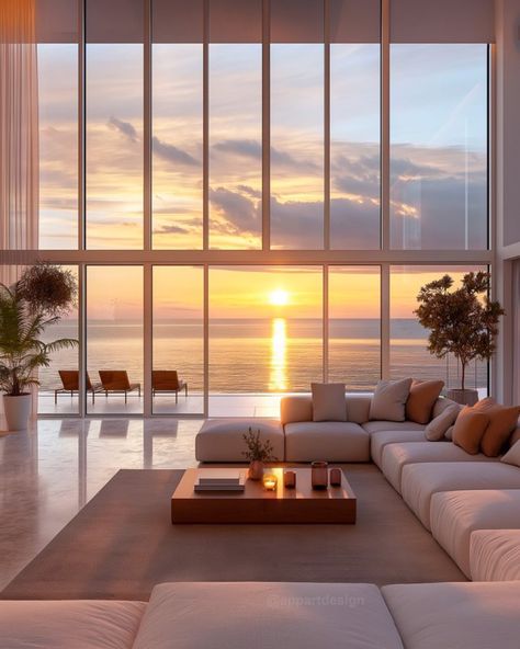 Apartment With Sea View, Apartment Sea View, Sea View Apartment, Vision Board Pics, Loft Apartment, 2025 Vision, Sea View, Future House, Vision Board