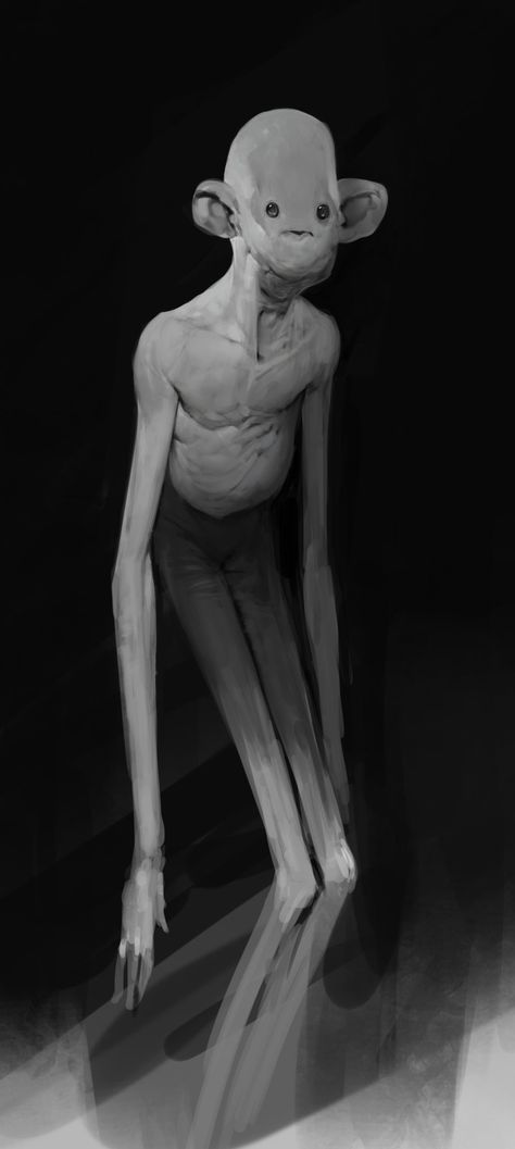 Long arms skinny legs. , Anthony Jones on ArtStation at https://www.artstation.com/artwork/yq899 Wizard Duel, Pit Fighter, Legs Drawing, Anthony Jones, Drawing Arms, Arm Drawing, Scary Drawings, Arm Art, Art Humor