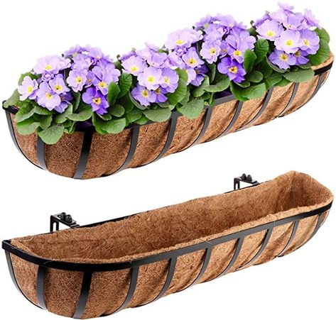 Window Baskets, Stackable Planters, Deck Railing Planters, Horse Trough, Patio Railing, Deck Balcony, Window Box Garden, Planter Window, Railing Planters