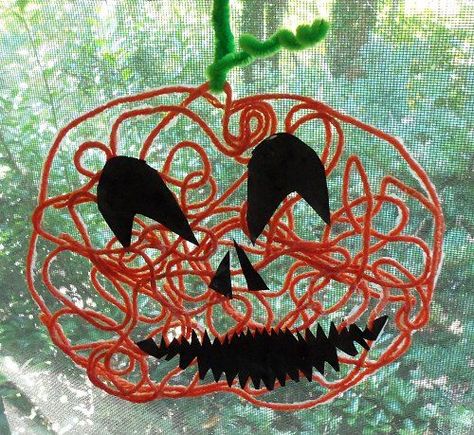 Art Pumpkin, Fun Halloween Crafts, Halloween Preschool, October Halloween, Halloween Craft, Halloween Crafts For Kids, Pumpkin Crafts, Pumpkin Theme, Studio Ideas