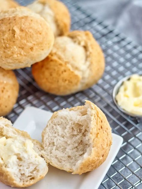 Gluten Free Crusty French Rolls - Let Them Eat Gluten Free Cake Gluten Free Hoagie Rolls, Ankarsrum Recipes, French Rolls, Gluten Free Artisan Bread, Gluten Free Dinner Rolls, Gluten Free Rolls, Gf Baking, Gluten Free Biscuits, Gluten Free Thanksgiving