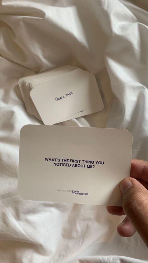 Conversation card game for friends How Deep Will You Go Card Game, Card Games With Friends, Question Card Game, Conversation Card Game, Card Game Aesthetic, We're Not Really Strangers Cards, Game For Friends, Deep Conversation Topics, Conversations With Friends