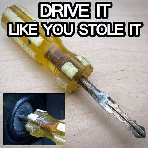 Drive it like you stole it Meme Page, Car Memes, Pictures Of The Week, Diy Car, Car Humor, Amazing Cars, New Memes, Funny Images, Like You