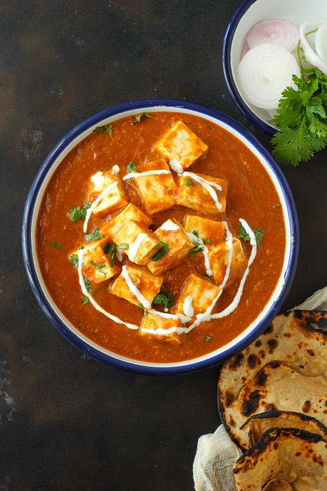 Indian Gravy Recipe, Indian Paneer Recipes, Grilled Paneer, Paneer Butter Masala, Paneer Makhani, Butter Masala, Curry Recipes Indian, Paratha Recipes, Best Vegetarian Recipes