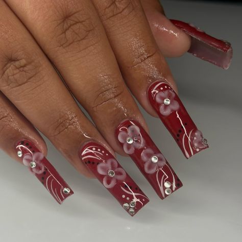 it's giving early 2000s y2k baddieeee ♥️ @apresnailofficial "smokers lounge" red 😍 #kissimmee #kissimmeenails #orlando #orlandonails #orlandonailtech #kissimmeenailtech #lakenonanails #lakenonanailtech #gelxnails #gelxorlando #acrylicnails #acrylicnailsorlando #gelxkissimmee #hardgelorlando #hardgelnails #buildergelorlando #buildergelnails #naturalnails #manicureorlando #y2knails #apresgelx #vbeautypure #classynails #nailart #nailinspo #3dnailart #y2kaesthetic #early2000snails #ducknails #r... Nails Acrylic Y2k, Early 2000 Nails, 2000 Nails, Smokers Lounge, Rad Nails, 2000s Nails, Hard Gel Nails, Tech Ideas, Builder Gel Nails