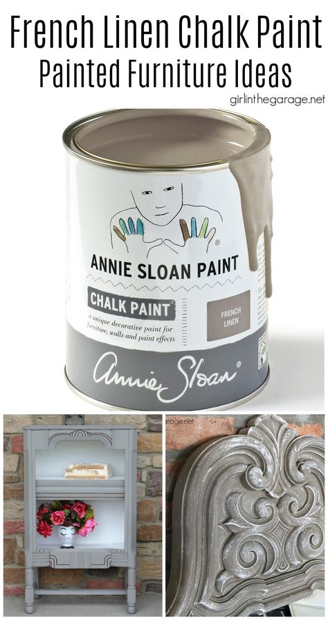 Anne Sloan French Linen Painted Furniture, Chalk Paint Office Furniture, French Linen Chalk Paint Furniture Annie Sloan, Annie Sloan French Linen Cabinets, Painting Over Chalk Paint, French Linen Painted Furniture, Anne Sloan Chalk Paint Colors, Annie Sloan French Linen Furniture, Annie Sloan Painted Furniture Ideas