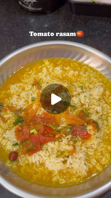 Bharti - Working Mom💫👩‍👦 on Instagram: "Tomato rasam recipe🍅😃  Ingredients   Tomato - 3 big sized Jeera - 1 tsp Pepper - 1 tbsp Green chilli - 1-2 Garlic - 5-6 pods (adjust per size) Curry leaves Mustard  Urad dhal Red chilli for seasoning  Asafoetida Salt to taste Turmeric  Tamarind - small amla sized Coriander leaves  . . . . . . . . . #nonfictionstreaming #foodie #foodblogger #foodphotography #foodstagram #reelsinstagram #reelitfeelit #trending #rasam #simplecooking #comfort #healthy #tomatorasam #thakkalirasam #easy" Easy Rasam Recipe, Tomato Rasam Recipe, Hebbars Kitchen, Tomato Rasam, Dhal Recipe, Hebbar's Kitchen, Rasam Recipe, Videos Cooking, Coriander Leaves