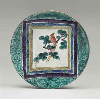 ARITA WARE, KO-KUTANI TYPE, EDO PERIOD (LATE 17TH CENTURY) Kutani Porcelain, Library Art, Porcelain Dish, Clouds Design, Edo Period, Japanese Porcelain, Japanese Pottery, Japanese Crafts, Japanese Ceramics