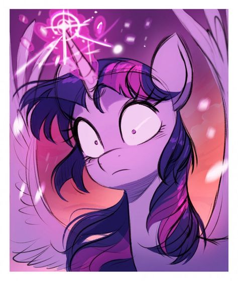 A Pony, Twilight Sparkle, Sparkle, Purple, Twitter, Hair