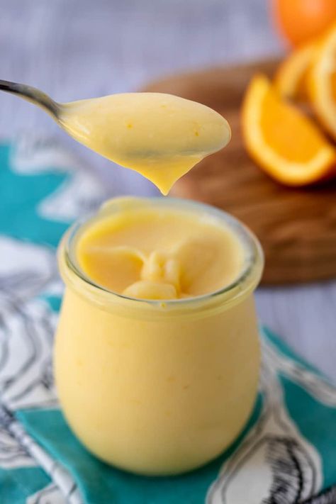 Orange Curd Recipe, Keto Lemon Curd, Orange Custard, Easy Lemon Curd, Orange Curd, Lemon Curd Recipe, Curd Recipe, Cake Fillings, Orange Recipes