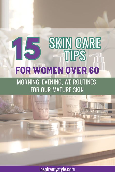 Best Skin Care Over 60: Antiaging Tips Weekly Skin Care Routine, Over 60, Natural Aging, Younger Looking Skin, Healthy Aging, Makeup Skin Care, Good Skin, Skin Makeup, Skin Care Tips