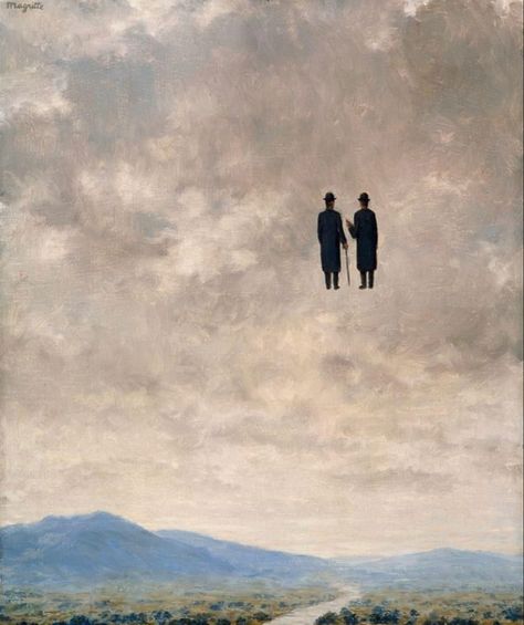 'The Art of Conversation' 1963 by René Magritte (1898-1967) The Art Of Conversation, Rene Magritte Art, Art Of Conversation, Magritte Paintings, Magritte Art, Art Mini Toile, Galleria D'arte, René Magritte, Max Ernst