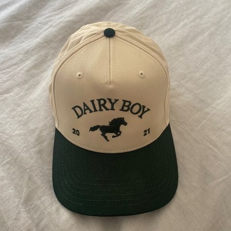 Dairy Boy East Coast Trucker Hat - Cream SOLD OUT Dairy Boy Hat, Dairy Boy, Hat Cream, Cute Hat, School Clothes, Boy Hat, Boy Accessories, Bid Day, Cute Hats