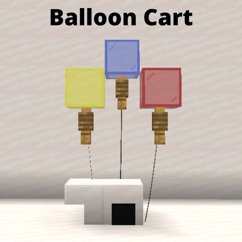 Minecraft Balloons, Minecraft Shops, Minecraft Theme, Build Design, Bangunan Minecraft, Minecraft Modern, Easy Minecraft Houses, Minecraft House Tutorials, Diy Minecraft