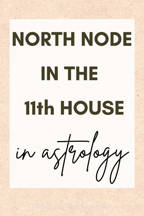 In this article, you can learn about the north node in 11th house in the natal chart. The north node represents your soul’s purpose in astrology. This placement suggests that your soul can grow by becoming part of something bigger than yourself and learning to trust life. This is not an easy position of the... Natal Chart Astrology, Part Of Fortune, North Node, Finding Meaning In Life, Finding Purpose In Life, Chart Astrology, Soul Growth, Learn Astrology, Important Life Lessons