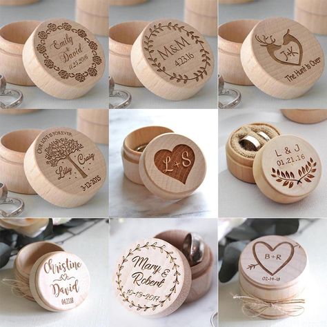 Cheapest Wedding, Handmade Ring Box, Fan Wedding Favors, Personalised Wedding Ring Boxes, Personalized Ring Box, Hand Fans For Wedding, Personalized Wedding Rings, Proposal Ring Box, Wood Ring Box