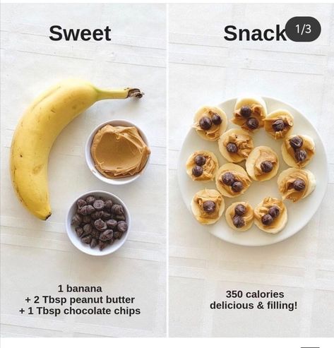 Banana Recipes Easy, 3 Ingredient Desserts, Resep Diet, Dessert Ingredients, Healthy Snacks Easy, Idee Pasto Sano, Banana Recipes, Healthy Meal Prep, Healthy Snacks Recipes